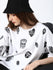Womens Half Sleeve Drop Shoulder Printed Oversized Fit T-Shirts