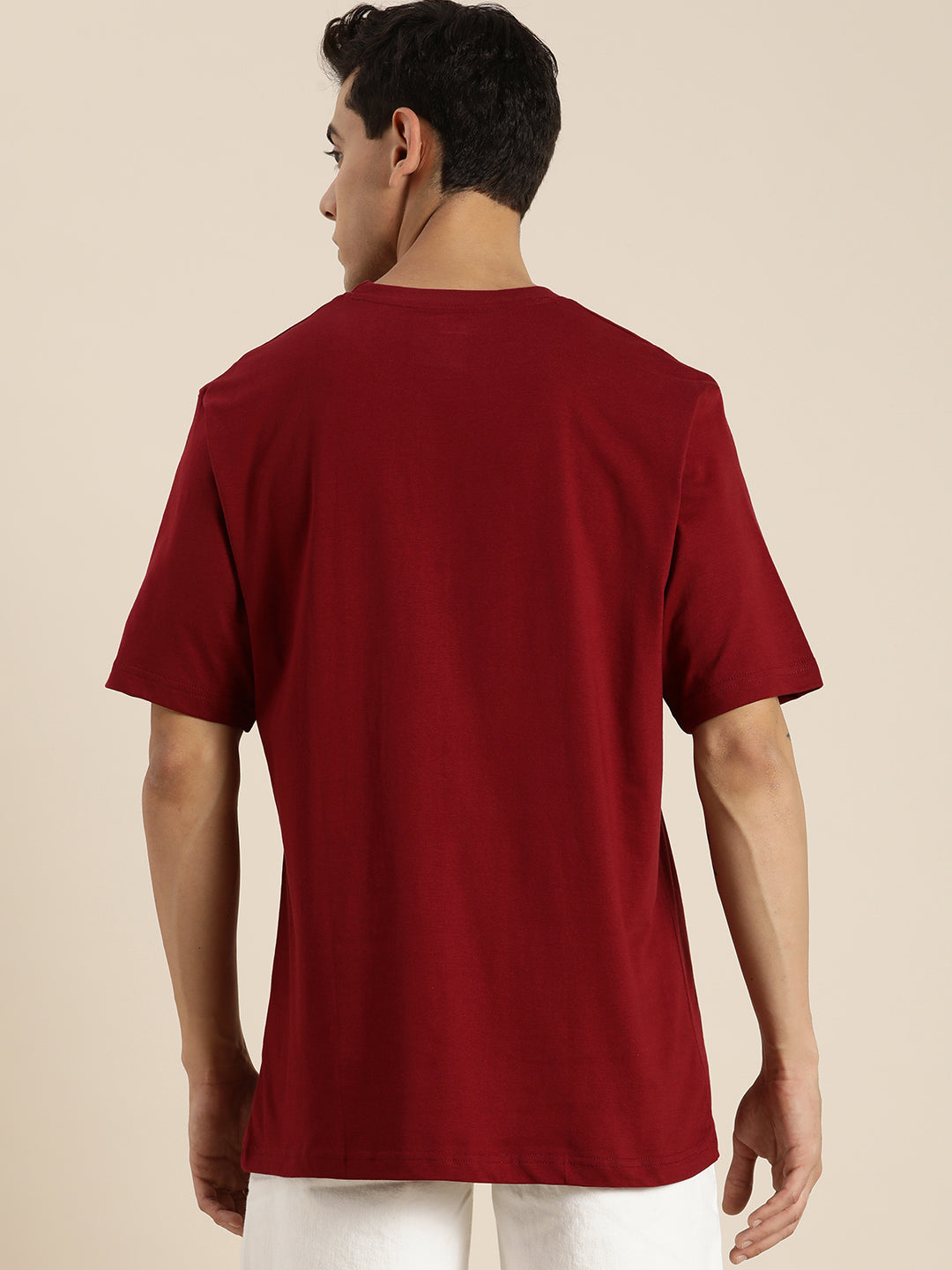 Mens Half Sleeve Round Neck Oversized Fit T-Shirts