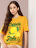 Womens Half Sleeve Round Neck Printed Oversized Fit Tshirts