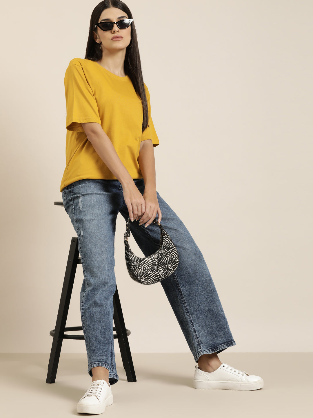 Womens Half Sleeve Oversized Fit Polo T-Shirts