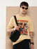 Mens Half Sleeve Round Neck Oversized Fit T-Shirts