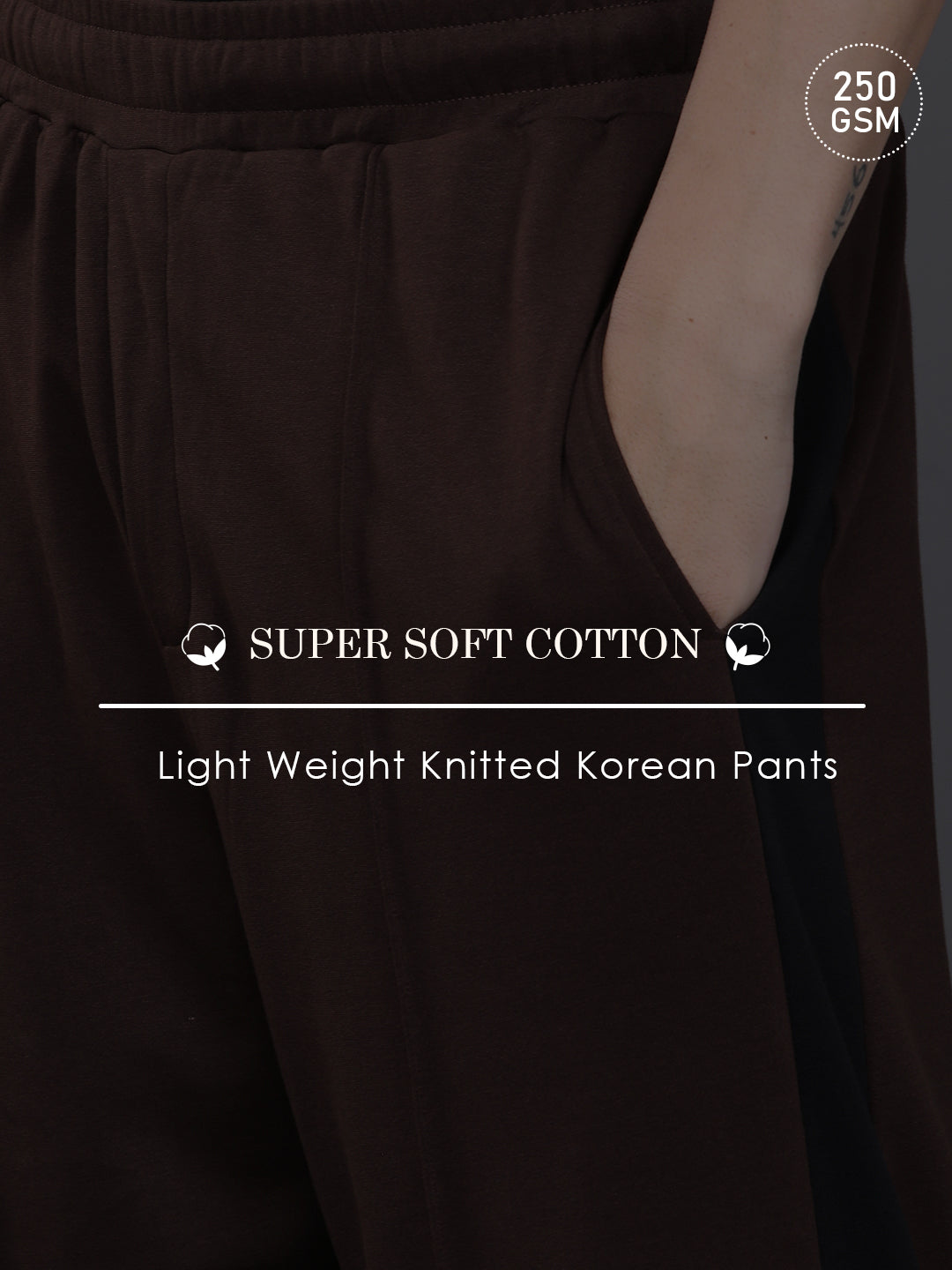 Men Super Soft Cotton Extra Baggy Korean Pant