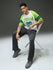 Mens Round Neck Raglan Sleeve Printed Oversized Fit Tshirt