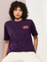 Womens Half Sleeve Round Neck Embroidery Oversized Fit Tshirts