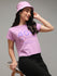 Womens Half Sleeve Round Neck Printed Regular Fit Tshirts