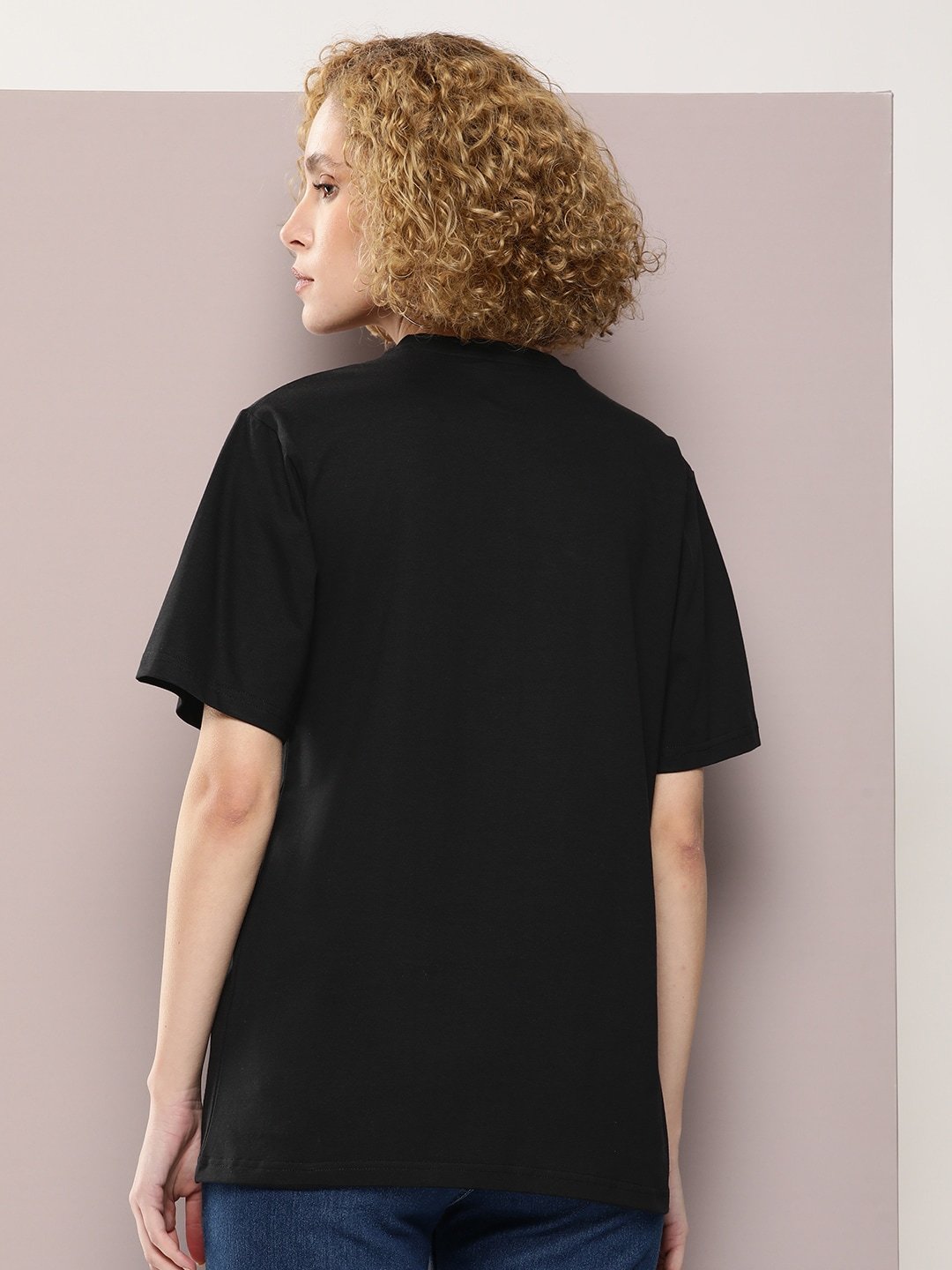 Womens Half Sleeve Round Neck Oversized Fit T-Shirts