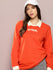 Womens Full Sleeve Polo Neck Printed Oversized Fit Tshirts