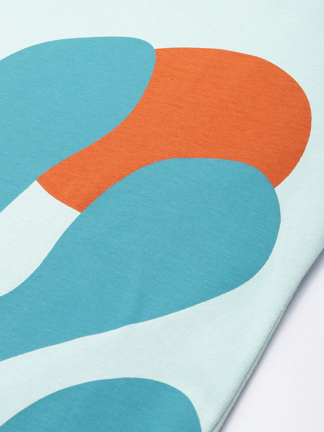 Womens Half Sleeve Round Neck Printed Oversized Fit Tshirts