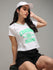 Womens Half Sleeve V-Neck Printed Regular Fit Tshirts