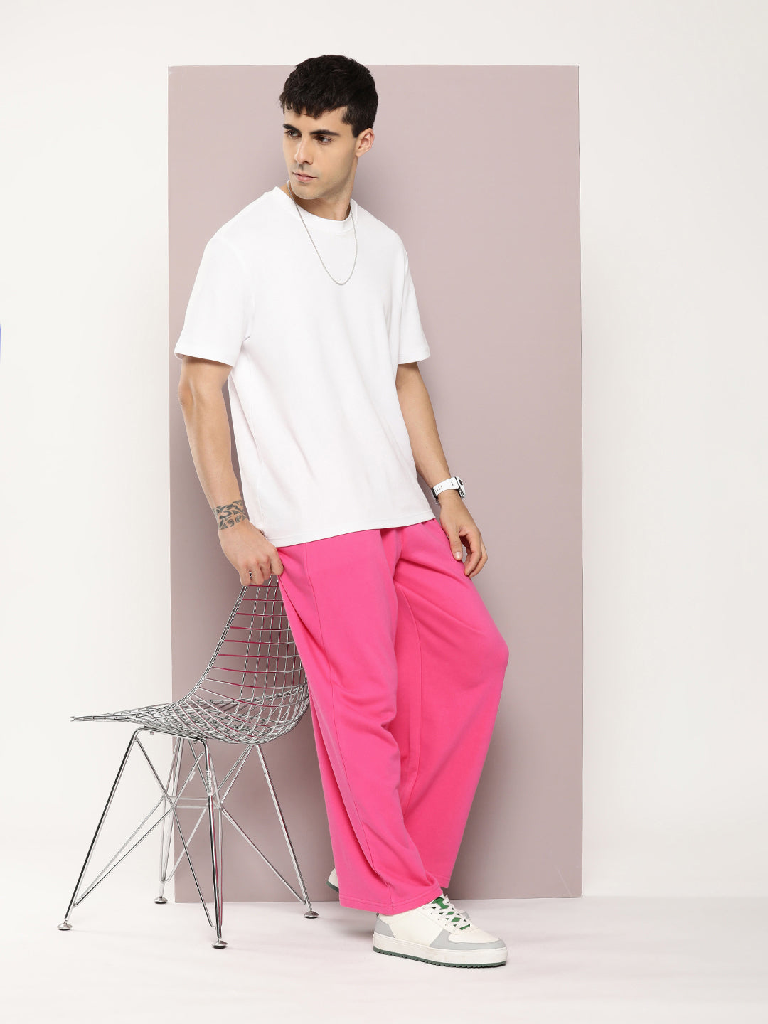 Men Super Soft Cotton Extra Baggy Korean Pant