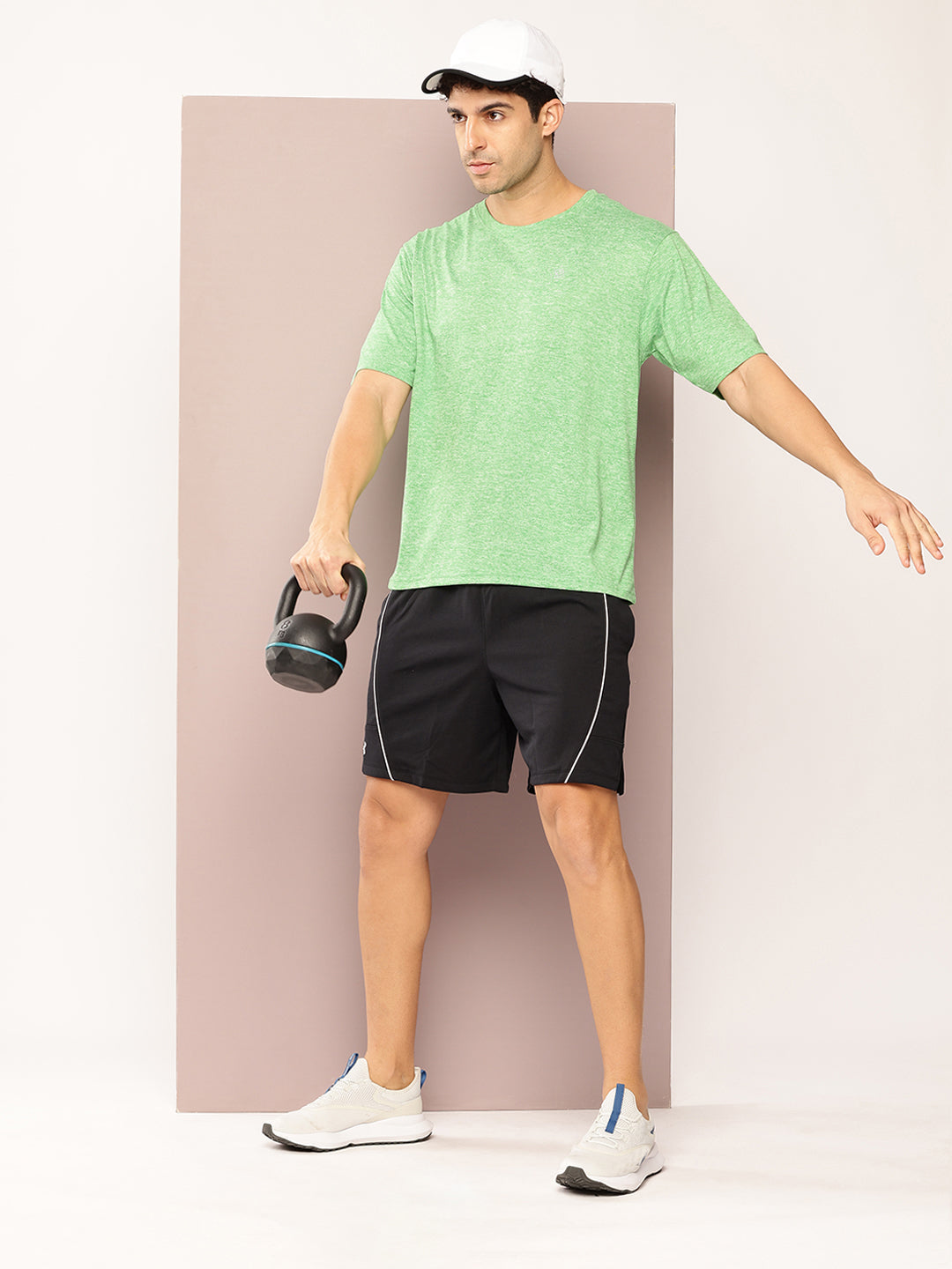 Mens Short Sleeve Round Neck Oversized Polyster Tshirt