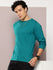 Mens Full Sleeve Round Neck Solid Regular Fit Tshirts