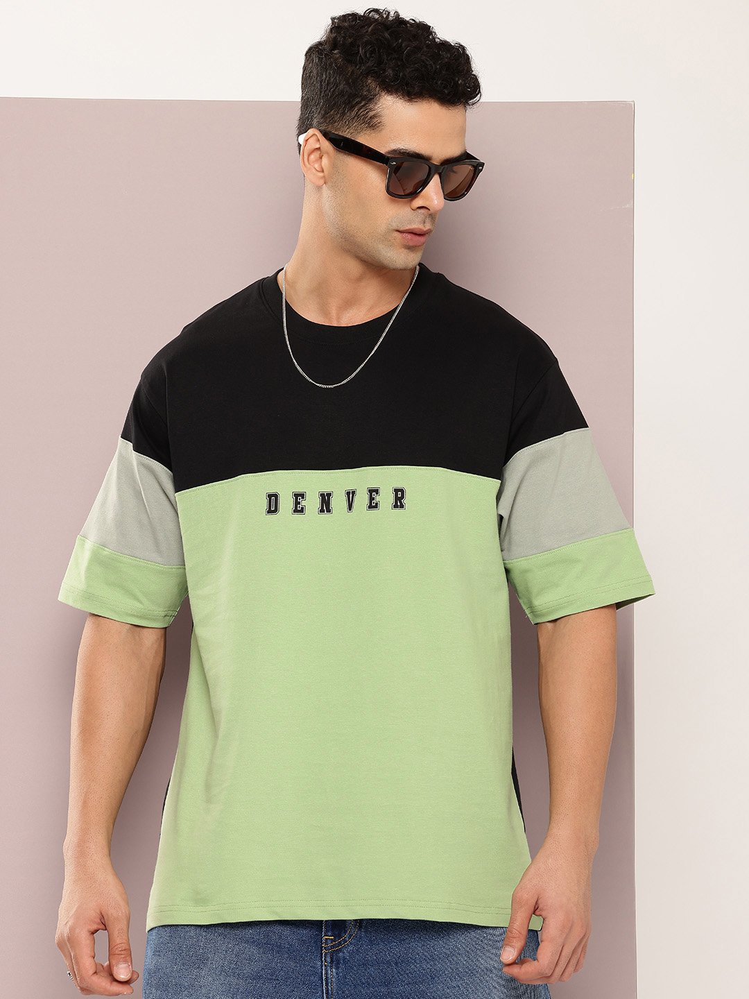 Mens Half Sleeve Round Neck Oversized Fit T-Shirts
