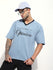 Mens Half Sleeve V-Neck Embroidered Oversized Fit Tshirts