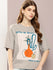 Womens Half Sleeve Round Neck Oversized Fit T-Shirts
