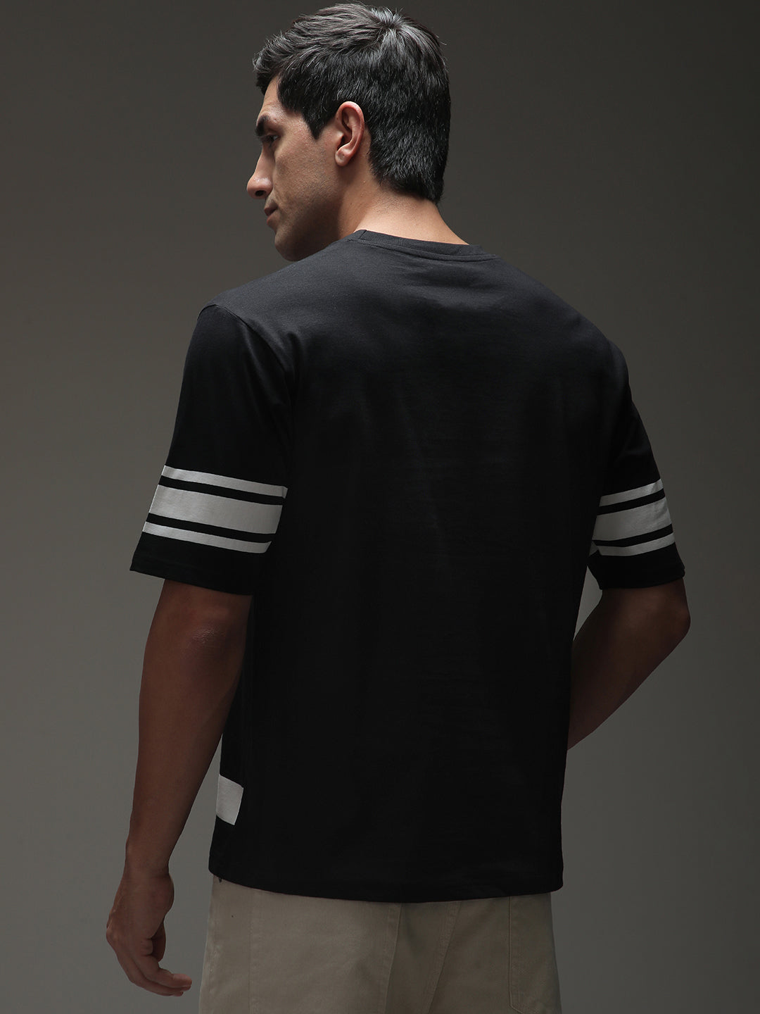 Mens Half Sleeve Round Neck Printed Oversized Fit Tshirts
