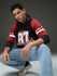 Mens Round Neck Raglan Sleeve Printed Oversized Fit Tshirt