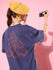 Womens Half Sleeve Drop Shoulder Printed Oversized Fit T-Shirts