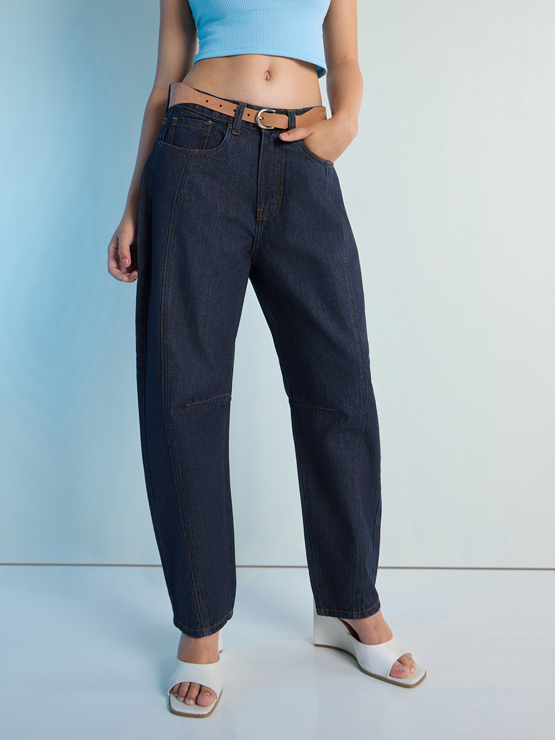Womens Boot Cut Strech Denim Jeans Pant
