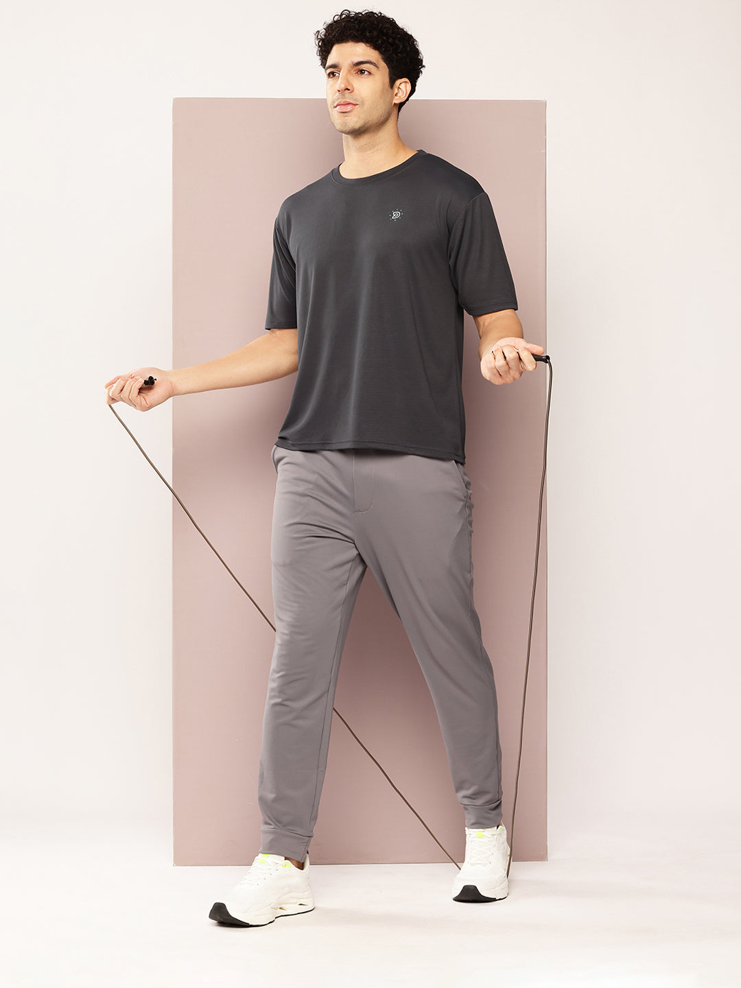 Mens Short Sleeve Round Neck Oversized Polyster Tshirt