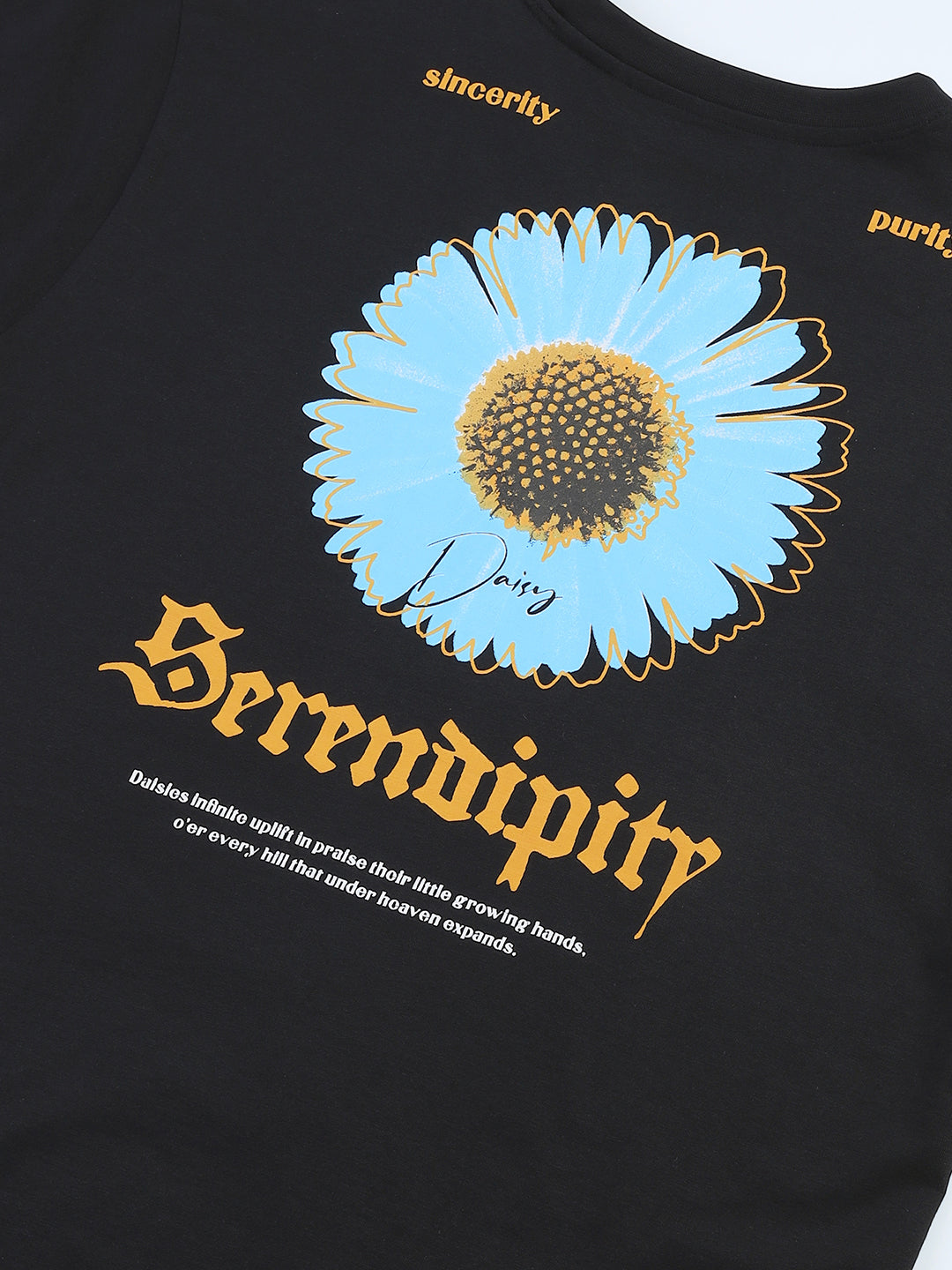 Mens Printed Oversized Cotton Round Neck Tshirt
