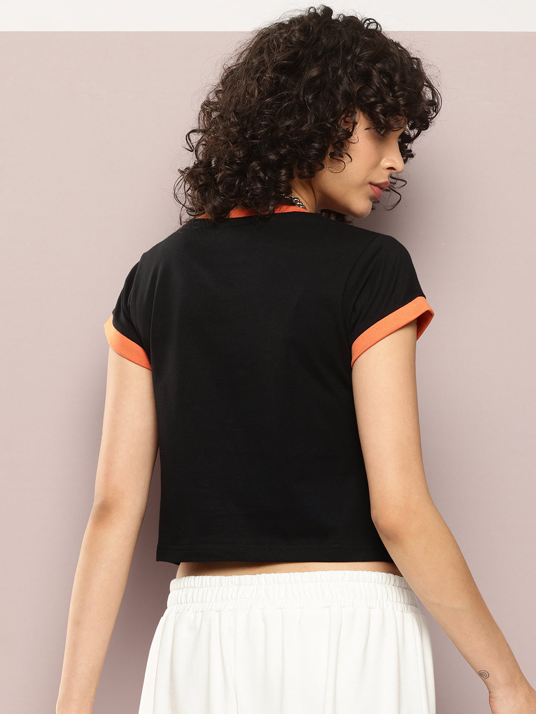 Womens Half Sleeve Round Neck Printed Regular Fit Tshirts