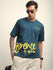 Mens Half Sleeve Round Neck Printed Oversized Fit Tshirts