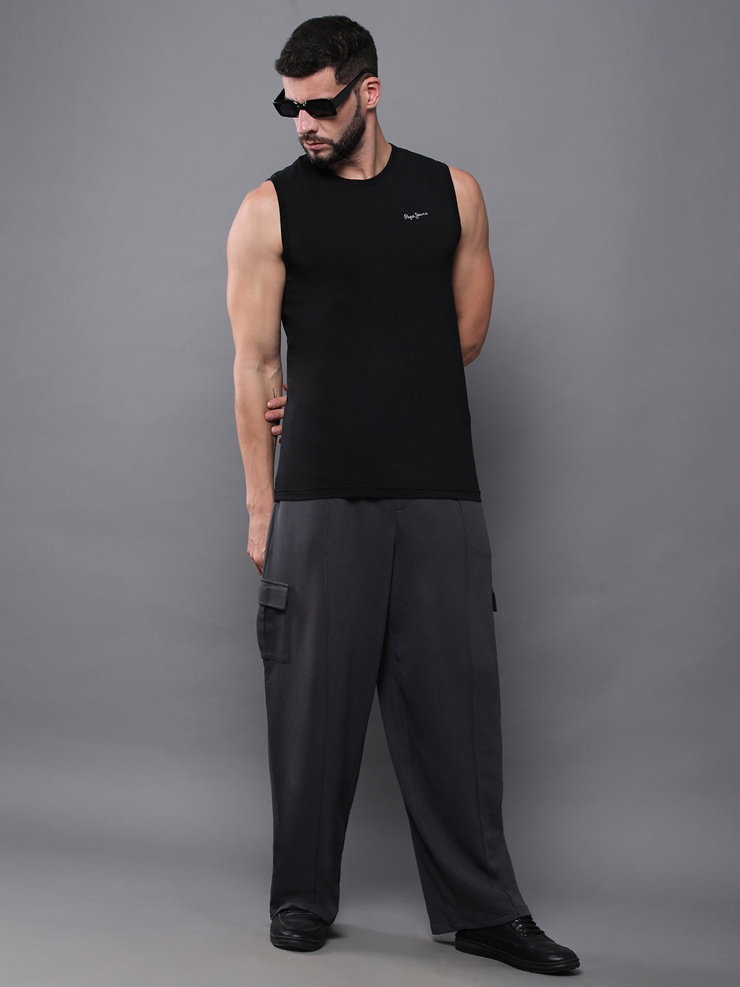Men Super Soft Cotton Extra Baggy Korean Pant