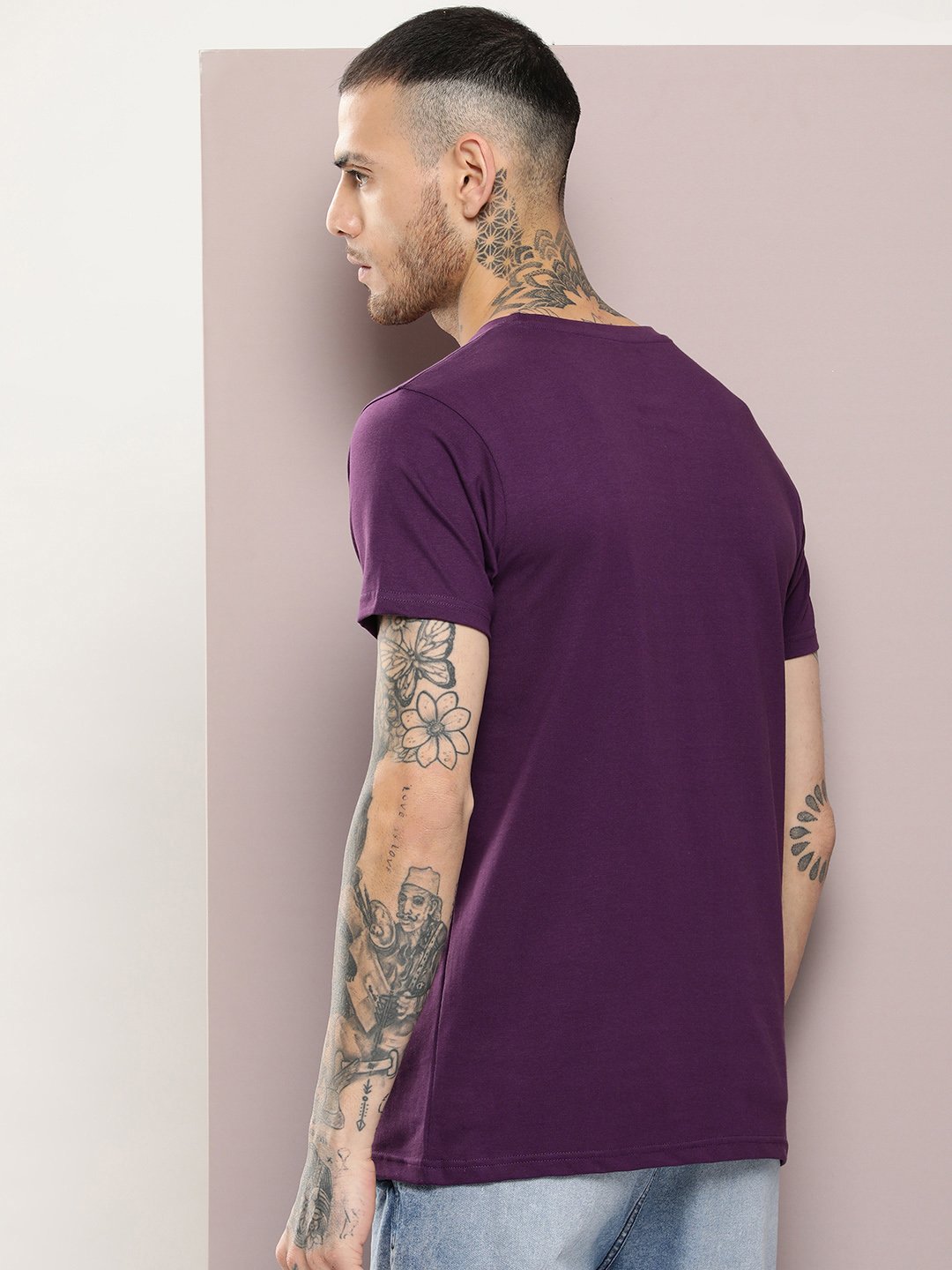 Mens Half Sleeve Round Neck Regular Fit T-Shirts
