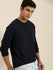 Mens Long Sleeve Round Neck Oversized Fit T-Shirt