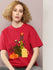 Womens Half Sleeve Round Neck Oversized Fit T-Shirts