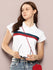 Womens Half Sleeve Polo Neck Solid Regular Fit Tshirts