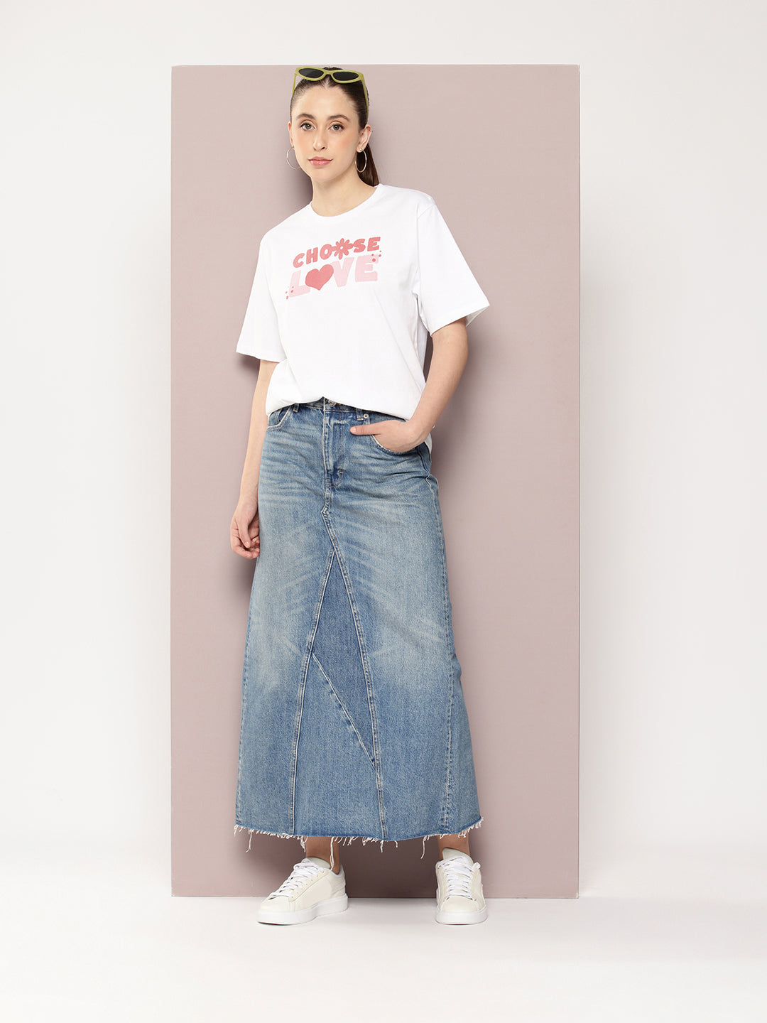 Womens Half Sleeve Round Neck Printed Oversized Fit Tshirts