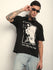 Mens Half Sleeve Round Neck Printed Oversized Fit Tshirts