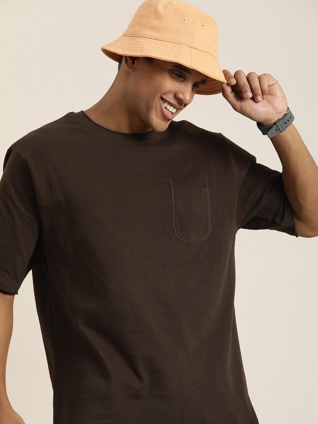Mens Half Sleeve Round Neck Oversized Fit T-Shirts