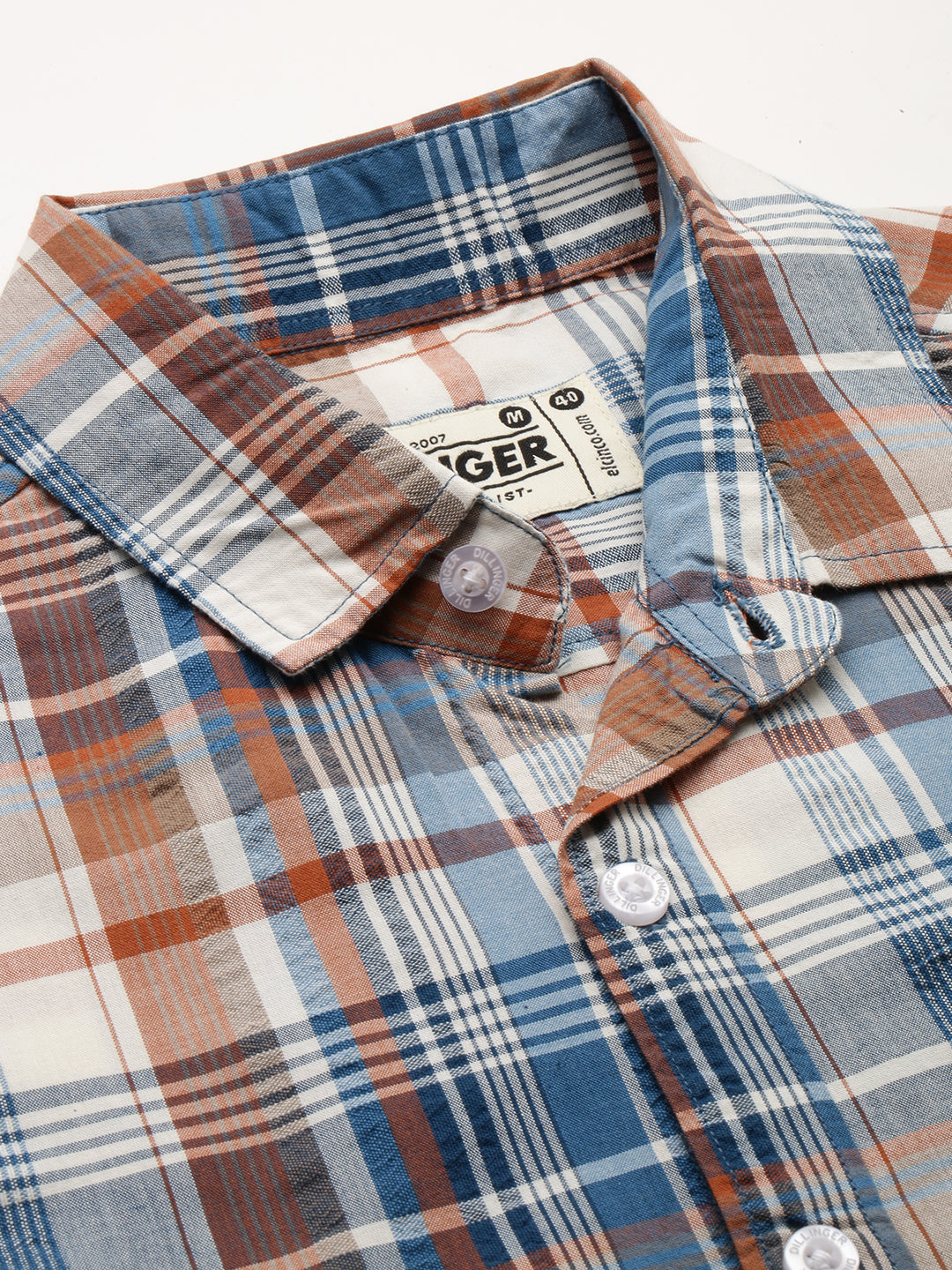 Men Checked Full Sleeve Shirt With Pocket