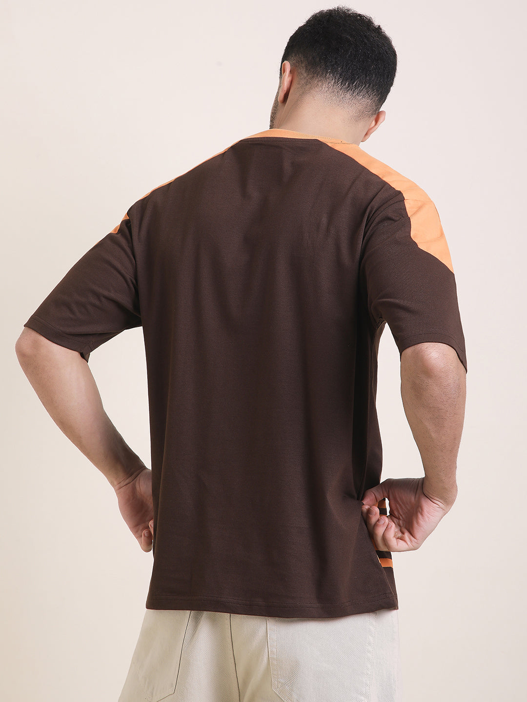 Mens Half Sleeve Round Neck Printed Oversized Fit Tshirts