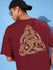 Mens Half Sleeve Drop Shoulder Printed Oversized Fit T-Shirts