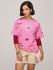 Womens Printed Oversized Fit Cotton T-Shirt