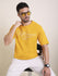 Mens Half Sleeve Round Neck Embroidered Oversized Fit Tshirts
