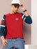 Mens Full Sleeve Round Neck Colourblocked Regular Fit Tshirts