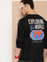 Mens Full Sleeve Round Neck Back Printed Oversized Fit Tshirts