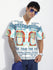 Men Boxy Regular Short Sleeve Printed White Shirt