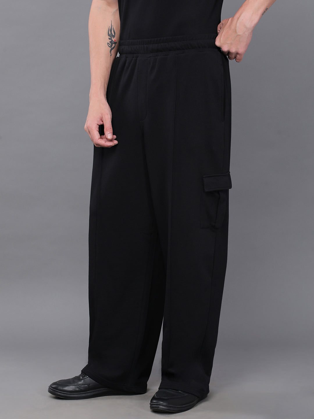 Men Super Soft Cotton Extra Baggy Korean Pant