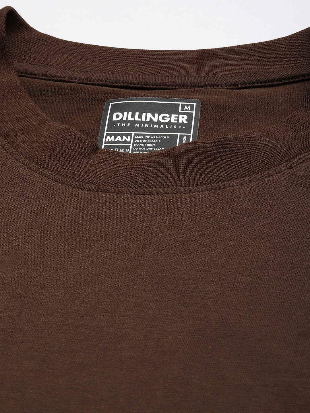 Mens Half Sleeve Round Neck Solid Oversized Fit Tshirts