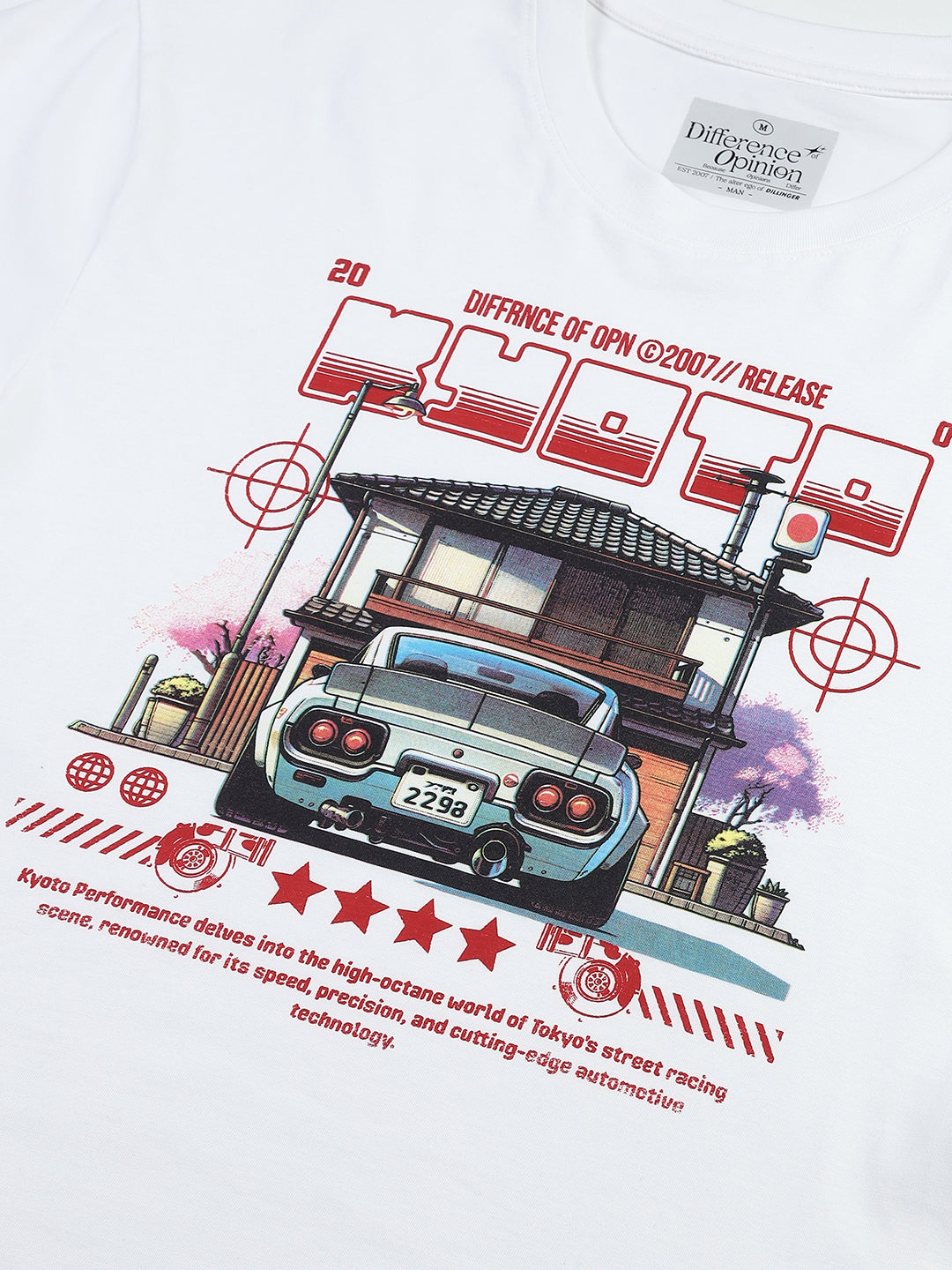 Mens Printed Oversized Cotton Round Neck Tshirt