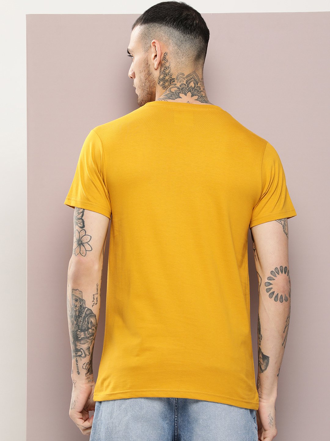 Mens Half Sleeve Round Neck Regular Fit T-Shirts