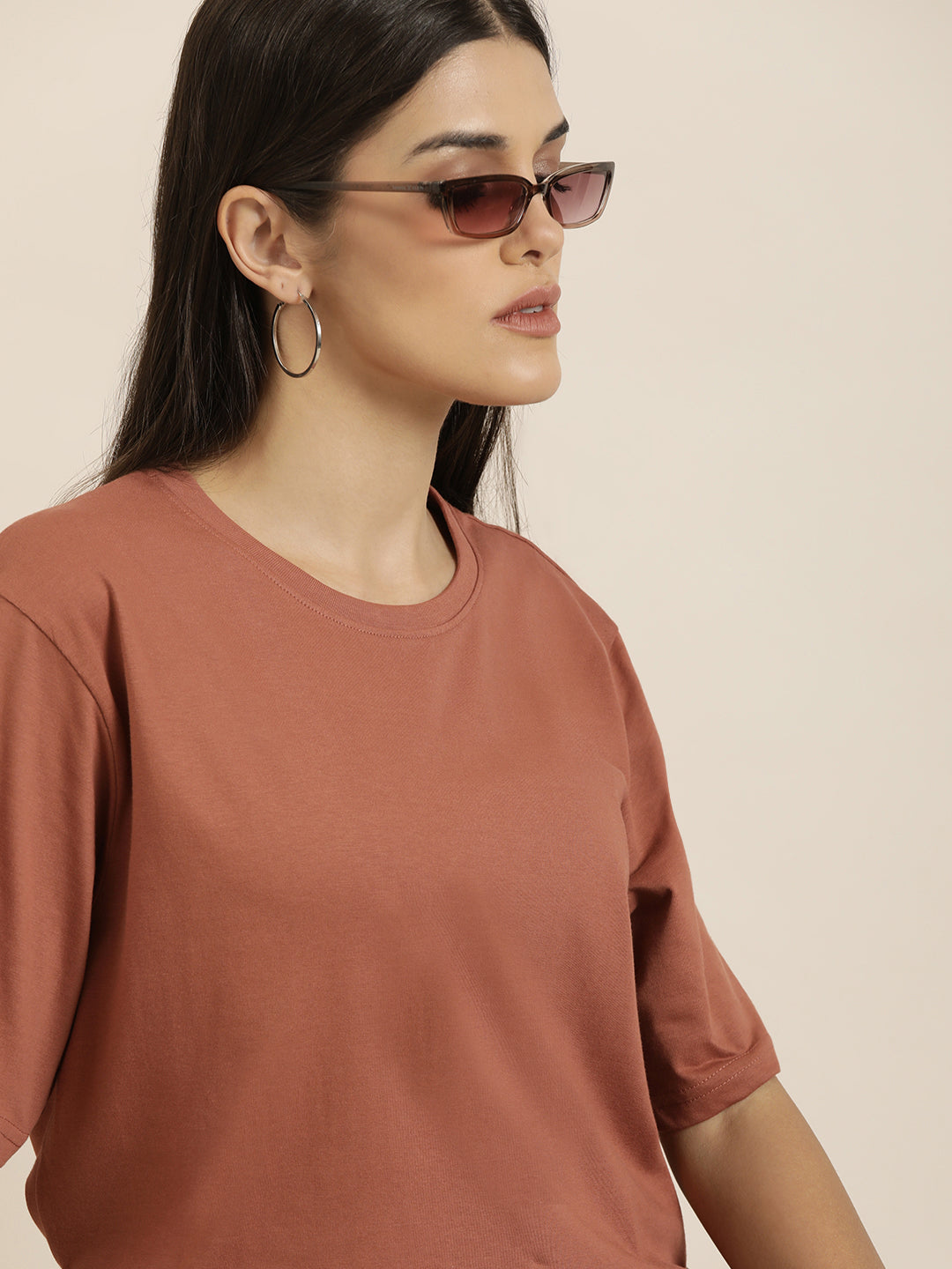 Womens Half Sleeve Oversized Fit Polo T-Shirts