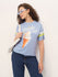 Womens Half Sleeve Round Neck Printed Oversized Fit Tshirts