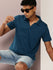 Mens Half Sleeve Polo Neck Solid Regular Fit Tshirts